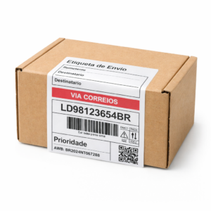 Etiqueta p/ Caixa Logística 2x0 Personalizada