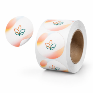 Rótulo Redondo Papel 120g Personalizado